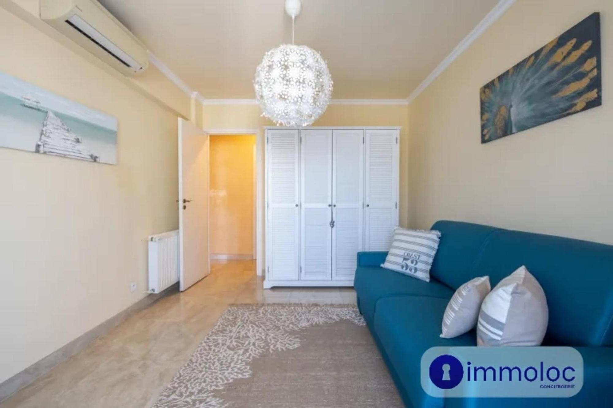 Air-Conditioned Apartment With Terrace Sea View Niza Exterior foto